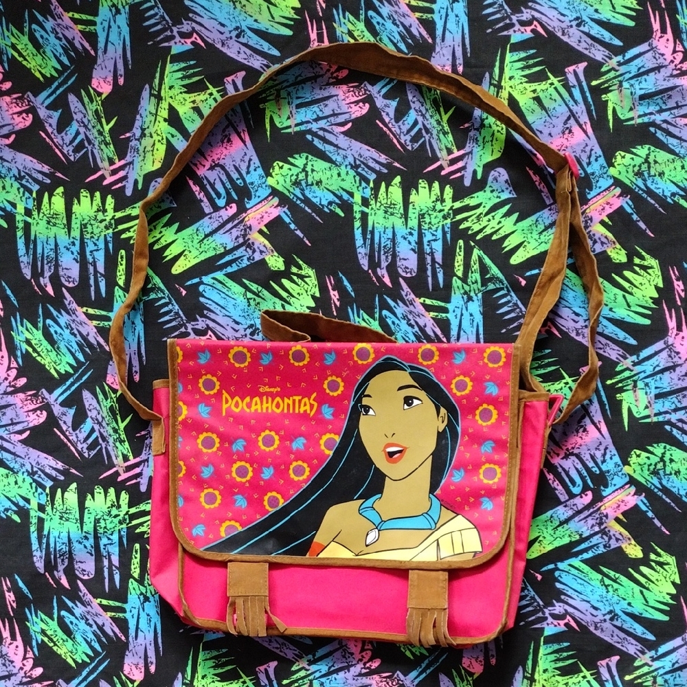 VTG 90s Kid's Disney Pocahontas Messenger Bag